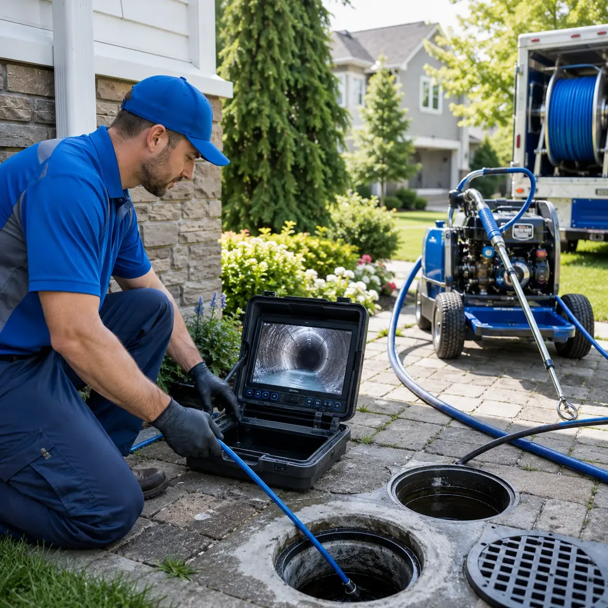 Outdoor drain cleaning professionals serving Cresson, TX