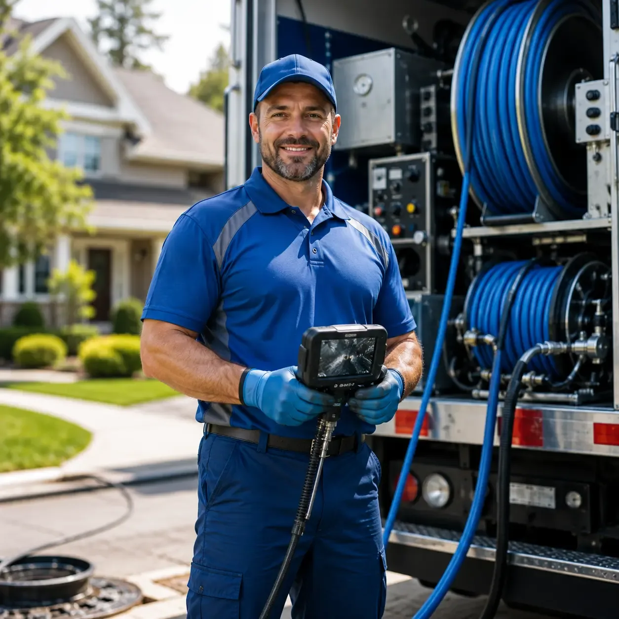 Local outdoor drain cleaning specialists in Cresson, TX